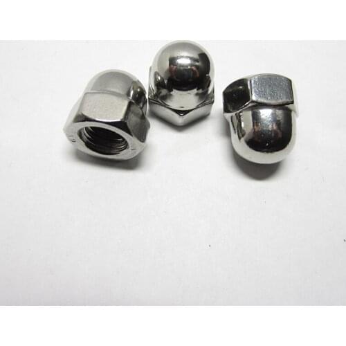 1000/500/400/100Pcs M3 M4 M5 M6 M8 304 Stainless Steel Cap Nuts Decorative Cover Semicircle Acorn Nuts