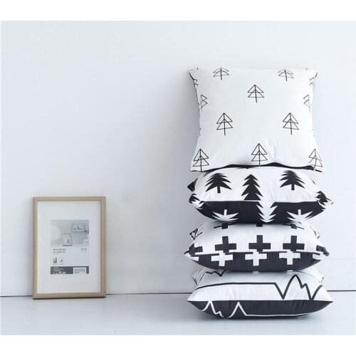 Dutch Velvet Geometric Printed Cushion Cover Sofa Pillow Cover For Sofa Car Chair Cushion Case 45cmx45cm Without Stuffing