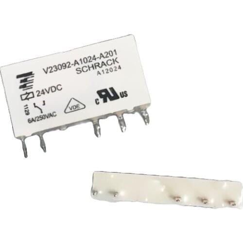 HOT NEW V23092-A1024-A301 V23092 A1024 A301 V23092A1024A301 24V relay 24VDC DC24V 24V 6A 5PIN