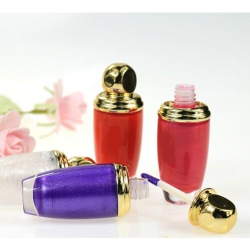 Multi-color Optional Glass Stubby Tube Lip Gloss Nonstick Cup Long Lasting Cosmetics Private Label Wholesale