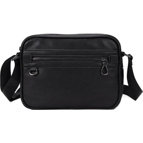 Fashion Man Leather Shoulder Bags Casual Travel Handbag Men Briefcase Luxury Messenger Bag New Male Ipad Business Crossbody Bag