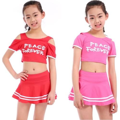 2021 New Fashion Girls' Swimwear Split Skirt Two-piece Suit 2-9 Years Old Sweet Princess Swimsuit