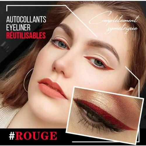 Eyelid Line Stick Reusable eyeliner stickers Cat Eye Makeup Double Eyelid Sticker Waterproof Smudge-Proof Washable