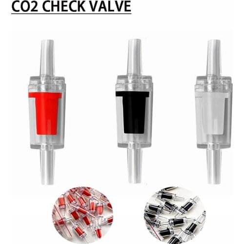 Plastic check valve for CO2 equipment4X6mm aquarium water valve to the CO2 system diffuser carbon dioxide tank check water