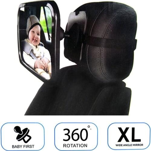 Adjustable Wide Car Rear Seat View Mirror Baby/Child Seat Car Safety Mirror Monitor Headrest High Quality Car Interior Styling