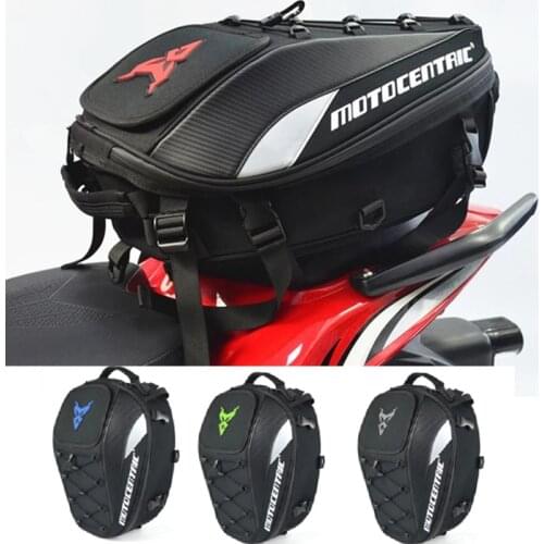 MOTOCENTRIC Motorcycle Bag Waterproof Mochila Moto Helmet Back Seat Bag Motorcycle Backpack Multi-functional Travel Luggage Bag
