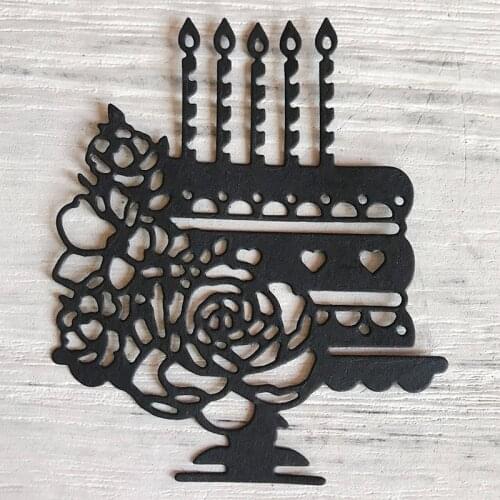 TOP EXPRESSION Flower Cake Metal Cutting Dies for DIY Scrapbooking Album Paper Cards Decorative Crafts Embossing Die Cuts