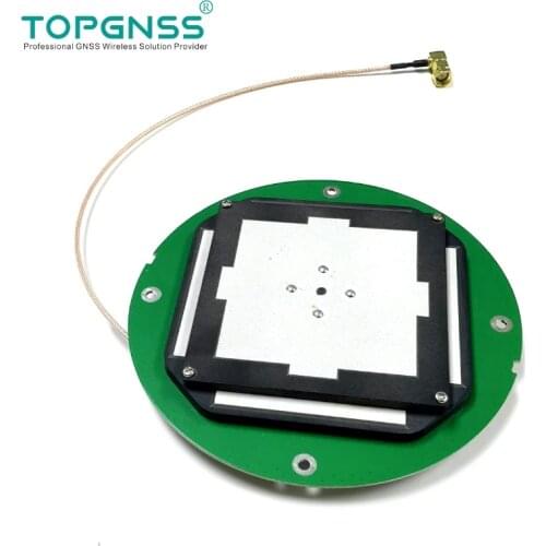 TOPGNSS High-precision RTK GNSS GPS antenna ZED-F9P GPS Antenna high gain CORS Antenna SMA-J 3-18V GNSS GPS GLO GAL BDS,TOP128