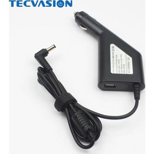 High Quality DC Power Car Adapter Charger 19V 4.74A For Asus Laptop 5.5*2.5MM 90W Input DC11-15V Max 10A with USB Port for Phone