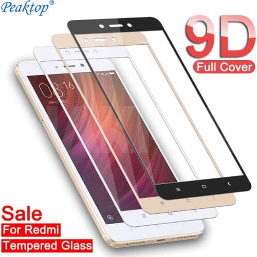 9D Tempered Glass on For Xiaomi Redmi Note 4 4X 5 5A Pro Screen Protector For Redmi 5 Plus S2 4X 5A Protective Glass Film Case