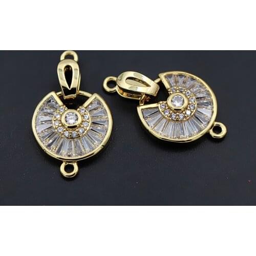 DIY Jewelry Amulet Clasps Supplies Handmade Fastening Pearls Clasp Accessories Natural Stone Pearls Jewelry Making Components