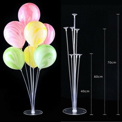 1 Set Column Upright Balloons Support Display Stand Birthday Wedding Party Decor Table Floating Letter Balloons Supporting Rod