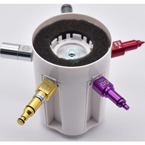 1Set Dental Handpiece Lubrication Spray Cover Dental Oiler Supports 5 simple adapters