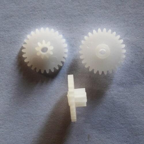 10/100pcs Stack gear 26+9T 0.5M plastic gear for loose fit 2mm shaft/rc toy accessories technology model parts 26092B