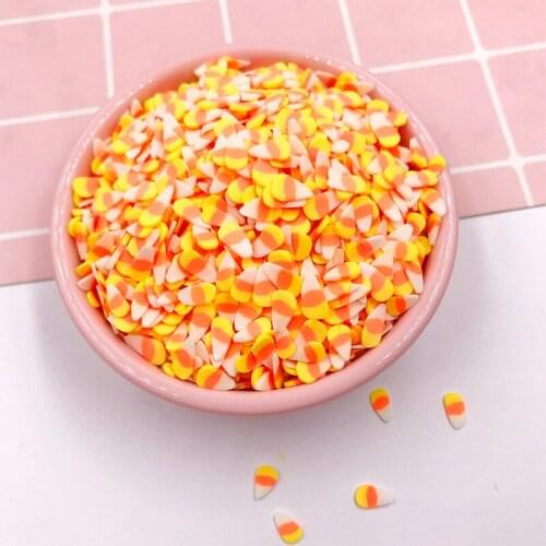 100g Simulation Ice Cream Polymer Hot Clay Sprinkles for Crafts Fake Cake Decoration DIY Slime Making Nail Arts Accessories 5mm