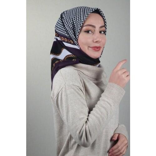 BONJELA PATTERNED COTON SCARF-DESEN-66-RENK-15