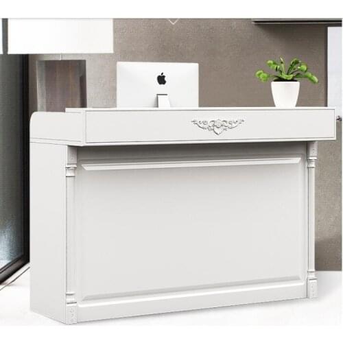 European cashier counter simple modern shop small bar clothing store supermarket convenience store beauty salon front desk