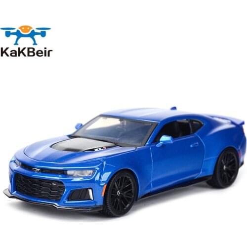 1:24 2017 Chevrolet Camaro ZL1 Sports Car Static Die Cast Vehicles Collectible Model Car Toys