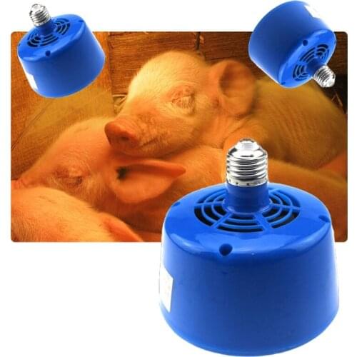 Livestock Pet Heat Lamp Poultry Heat Bulb Chicken Brooder Heater Piglets Pet Keep Warming Light Heat-Resistant Chicken