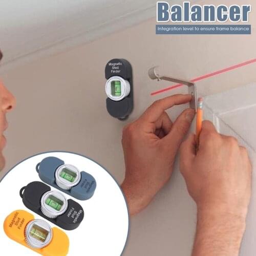 Magnetic Wall Stud Finder & Level Detector for steel Nails, Screws, Fasteners in Stud Walls, Plasterboard Drywall, Wood 85LA