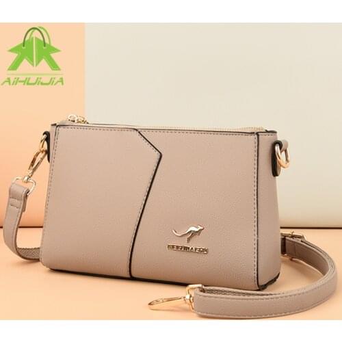 Fashion Simplicity Shoulder Bags Womens Luxury Design Messenger Bag 2021 New High Quality Pu Leather Solid Color Women Handbag