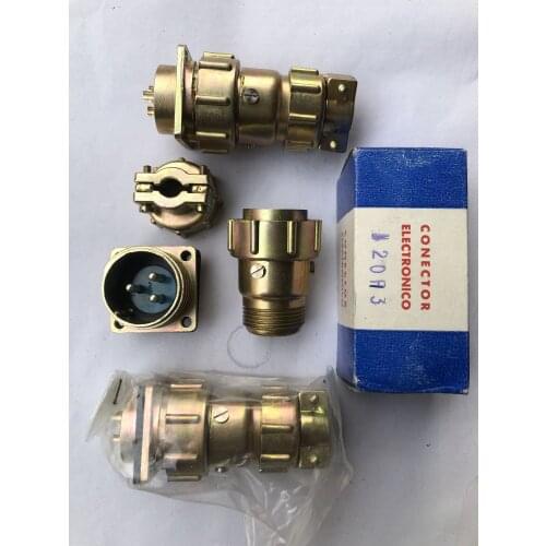 Original new 100% plug in aviation male female socket N20R3 connector 3 core
