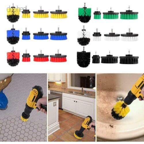 Dophee Drill Brush Power Scrubber Brush Clean for Bathroom Kitchen Tub Tile Surfaces Power Scrub Cleaning Set