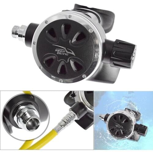 Second Stage Regulator Octopus with Mouthpiece for Scuba Diving 2nd Stage Octopus Breath Adjusting Controller Equipment