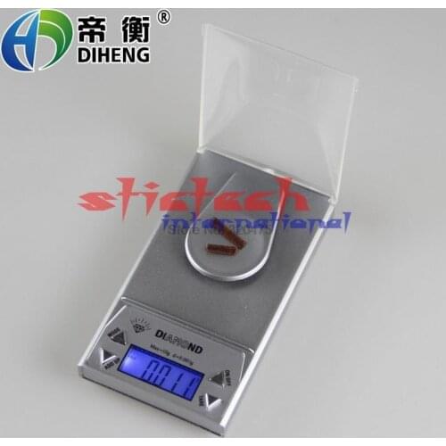 By dhl or ems 100pcs high precision practical Portable 50g * 0.001g LCD Digital Pocket Gram Jewelry Scale Weight Balance