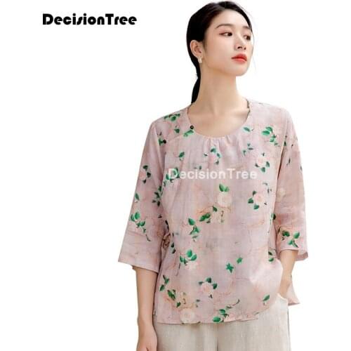 2021 ladies women chinese traditional top qipao shirt cheongsam blouse elegant traditional chinese cheongsam blouse for women