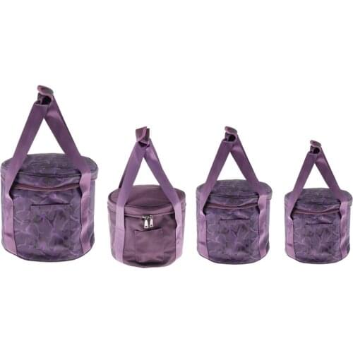 4x Padded Carry Case Bag Oxford Cloth Carrier for 8inch &10inch& 12inch Crystal Singing Bowl Replacement Parts