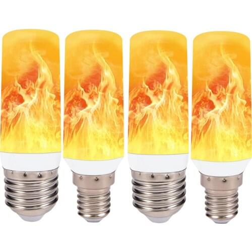 5-Pack G4/G9/E14 LED Flame Effect Light Bulb AC100-265V 220 Lumen Flame Light Bulbs - Fire Light Bulb- Flickr LED Flaming Bulb H