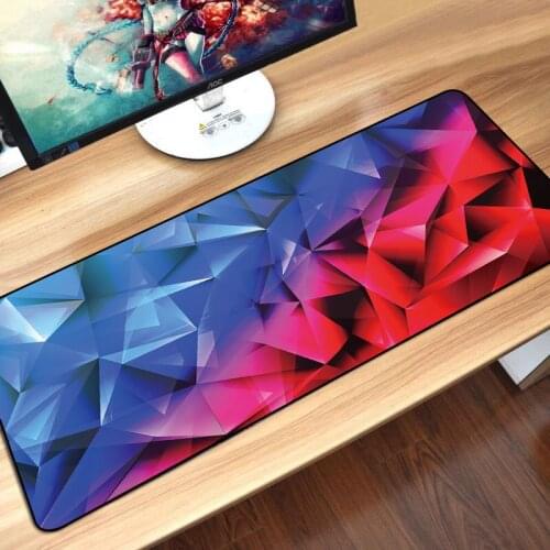800x300mm Geometric Mouse Pad Rubber Computer Mousepad Gaming Locking Edge Rubber Keyborad Desk Mat For Laptop for Csgo