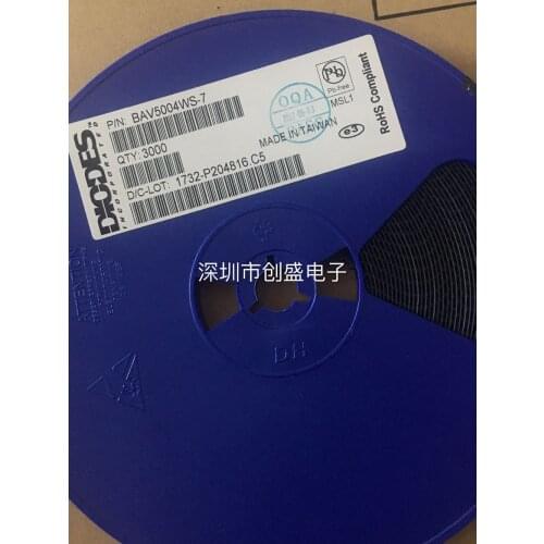 BAS116-7-F screen printing K50 SOT23 85V 215mA rectifier diode brand new Switching diode BAV5004WS-7 Package specification SOD32