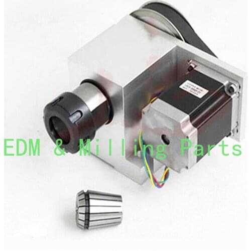 CNC Milling Machine Part Tool A Axis Rotary Collet 4th Harmonic Wave Driver 3M-6-ER32 For Bridgeport Mill Part
