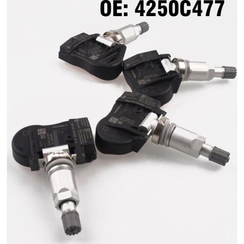 4 PCS Car Tire Pressure Monitor Sensor TPMS 4250C477 for Peugeot iOn 4008 2014 2015 2016 2017 2018