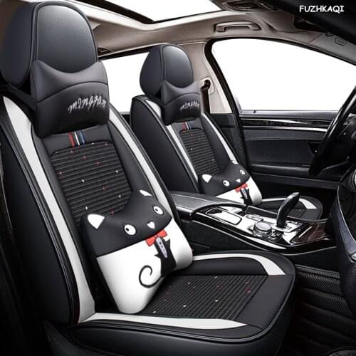FUZHKAQI car seat cover For peugeot 207 201 301 307 sw 508 sw 308 206 4007 2008 5008 2010 3008 607 507 accessories seats