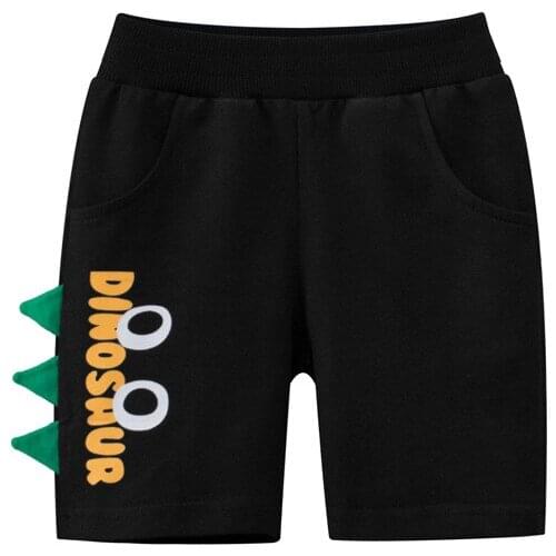 2-9 Y Summer Children Shorts Cotton For Boys Short Toddler Panties 3D dinosaur Kids Beach Short Casual Sports Pants Baby Boys