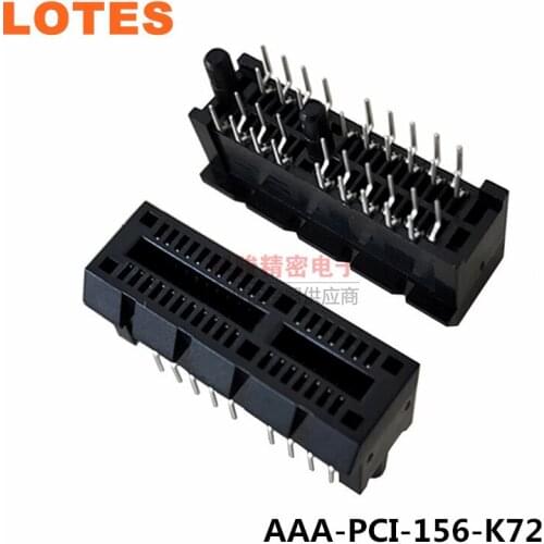 LOTEoriginal PCI-E 36P straight plug 1X PCIE graphics card slot AAA-PCI-156-K72 spot