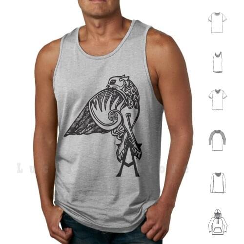 Buffy-Angels Tattoo ( Black ) Tank Tops Vest Sleeveless Black Tattoo Angel Buffy The Vampire Buffy Griffin Angel Tattoo