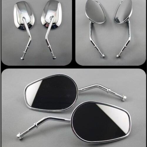 Motorcycle Accessories XL883 XL1200 Modified Metal Retro Rearview Mirror 8mm