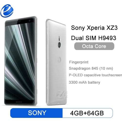 Sony Xperia XZ3 H9493 Dual Sim Original Unlocked GSM LTE Octa Core RAM 4GB ROM 64GB 6.0" 19&13MP Fingerprint NFC