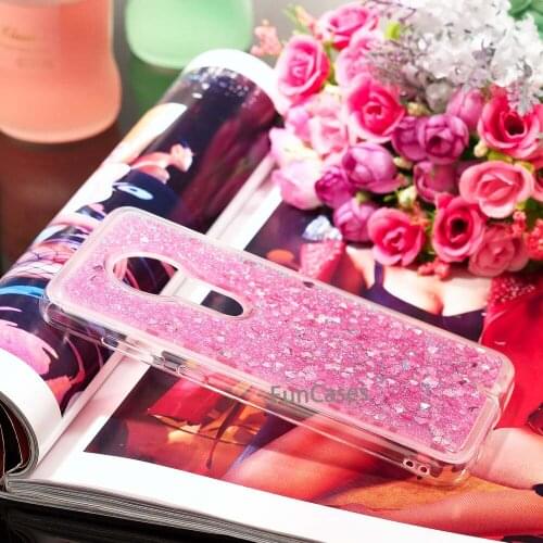 Floating Liquid Dynamic Quicksand Clear Soft Cover For Motorola Moto Moto G7 Plus G7 Case Transparent Glitter Coque G7Plus Cover