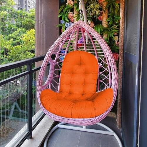 Hammock Cushion with Backrest Padded Seat Cushion Swing Chair Mat Hammock Pad Swing Seat Bird Nest Chair Cushion Hanging