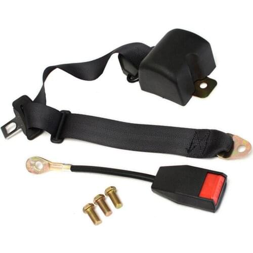2.8M Car Seat Belt Universal Adjustable Retractable 3 Point Car Truck Safety Front Laps Seat Belt