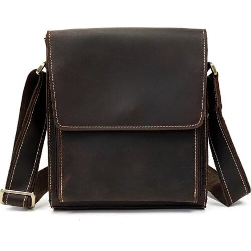 Quality Guarantee Mens Genuine Leather Bag Crossbody Bags for Men Messenger Bag Man Cow Leather Shoulder Bags New Male Handbags