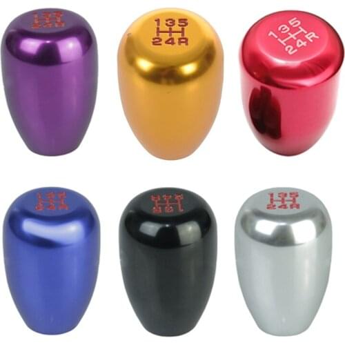 Universal Car 5 Speed Aluminum Shift Knob Manual Gear Stick Shifter