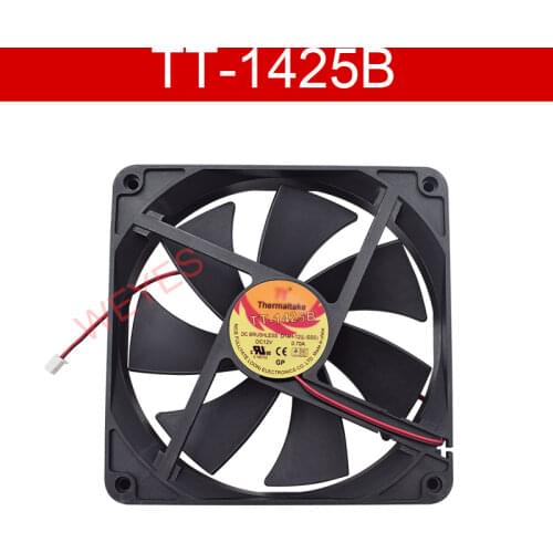 FAN FOR EVERFLOW Thermaltake TT TT-1425B 14cm TT-1425 14025 silence cooling fan A1425L12S 12V 0.8A