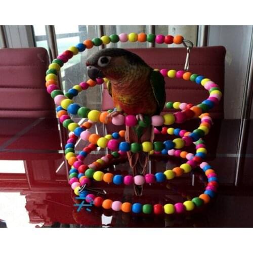 100cm Small & medium-sized parrot supplies swivel ladder ladder bird toys swing bar cage accessories elevated station