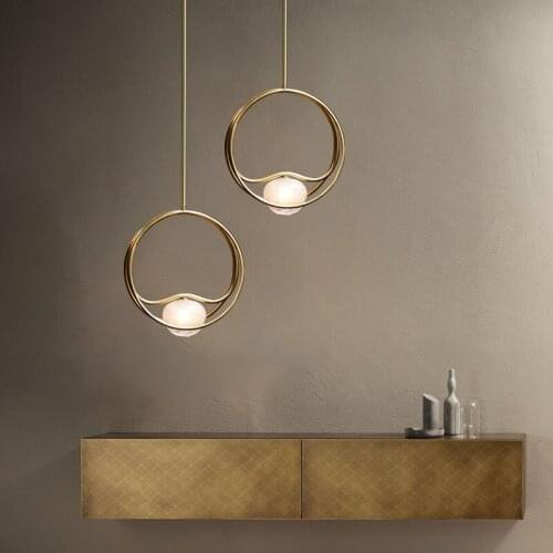 Nordic led glass ball hanging lamp hanging lights hanglamp commercial lighting chandelier pendant lights dining room